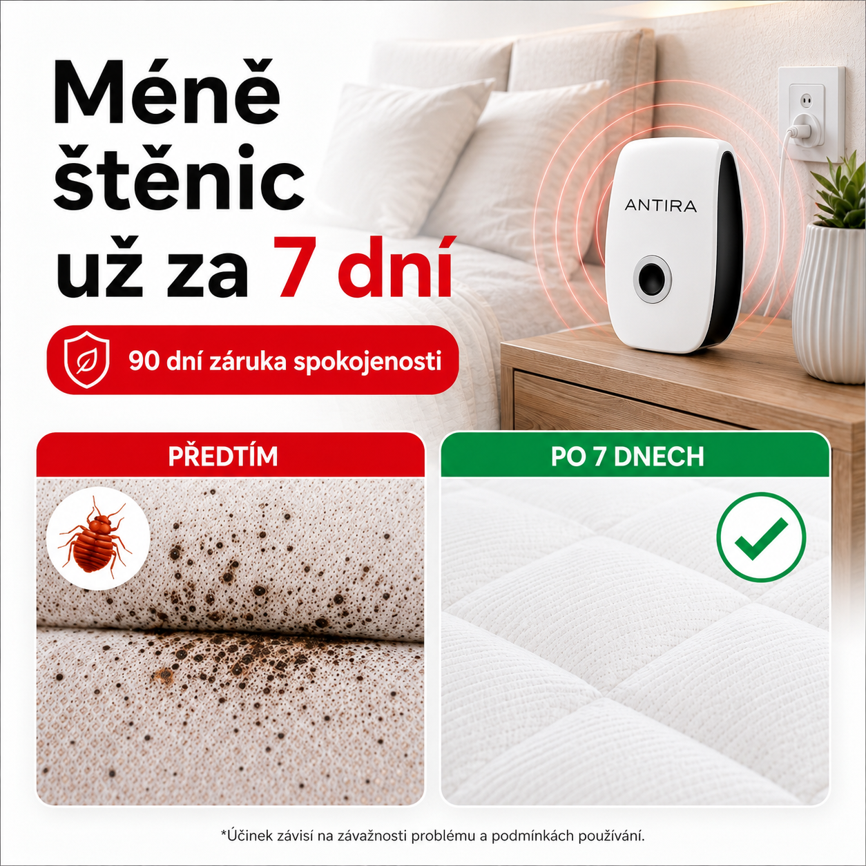 Antira HomeGuard – Ultrazvukový odpuzovač škůdců