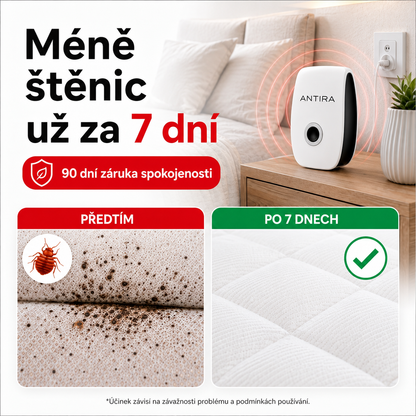 Antira HomeGuard – Ultrazvukový odpuzovač škůdců